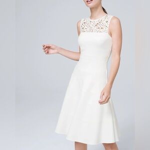 White House Black Market White Summer Dress